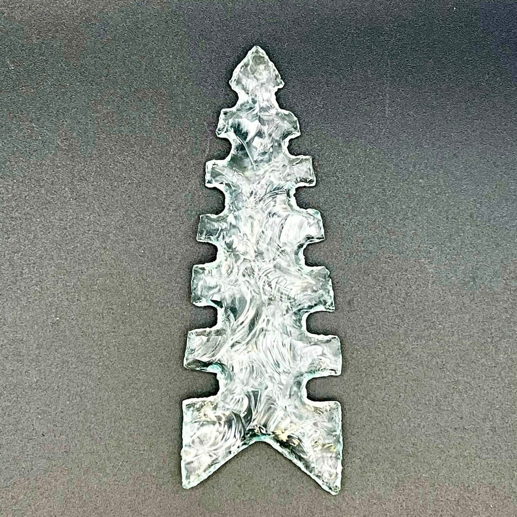 Multi Notched Glass Arrowhead