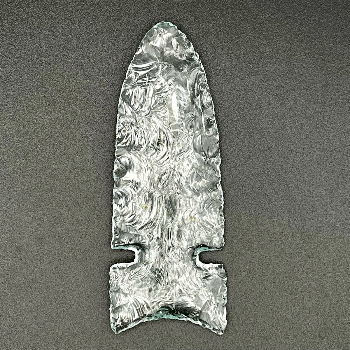 Clear Glass Tile Arrowhead 11