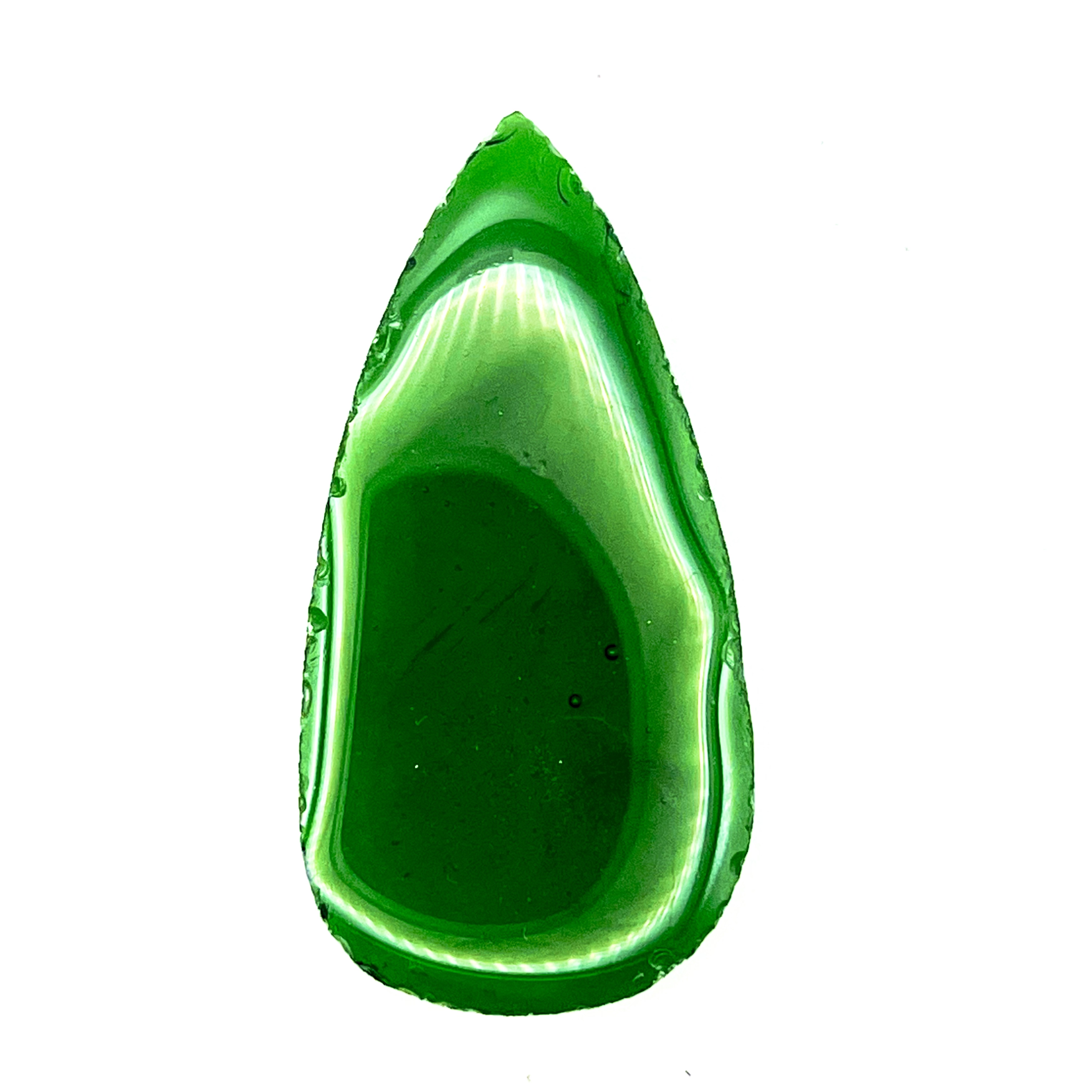 Green Pre-Shaped Glass Slab