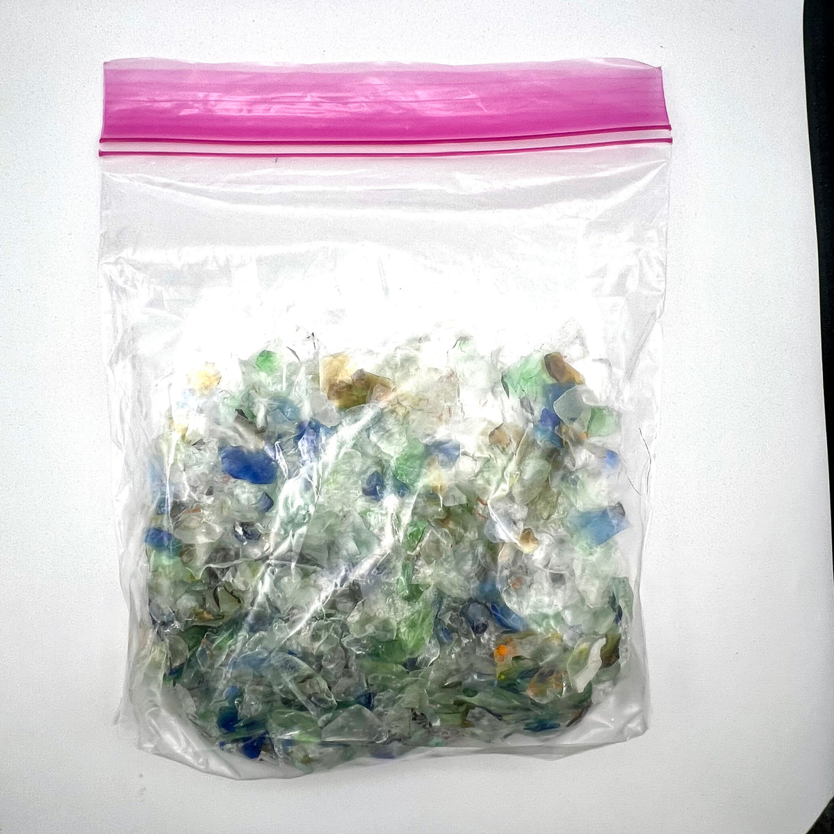 Premium Multicolored Large Craft Glass Flakes (1/2 lb Bag)