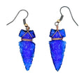 Glass Arrowhead Earrings
