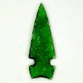 Green Glass Arrowhead V1
