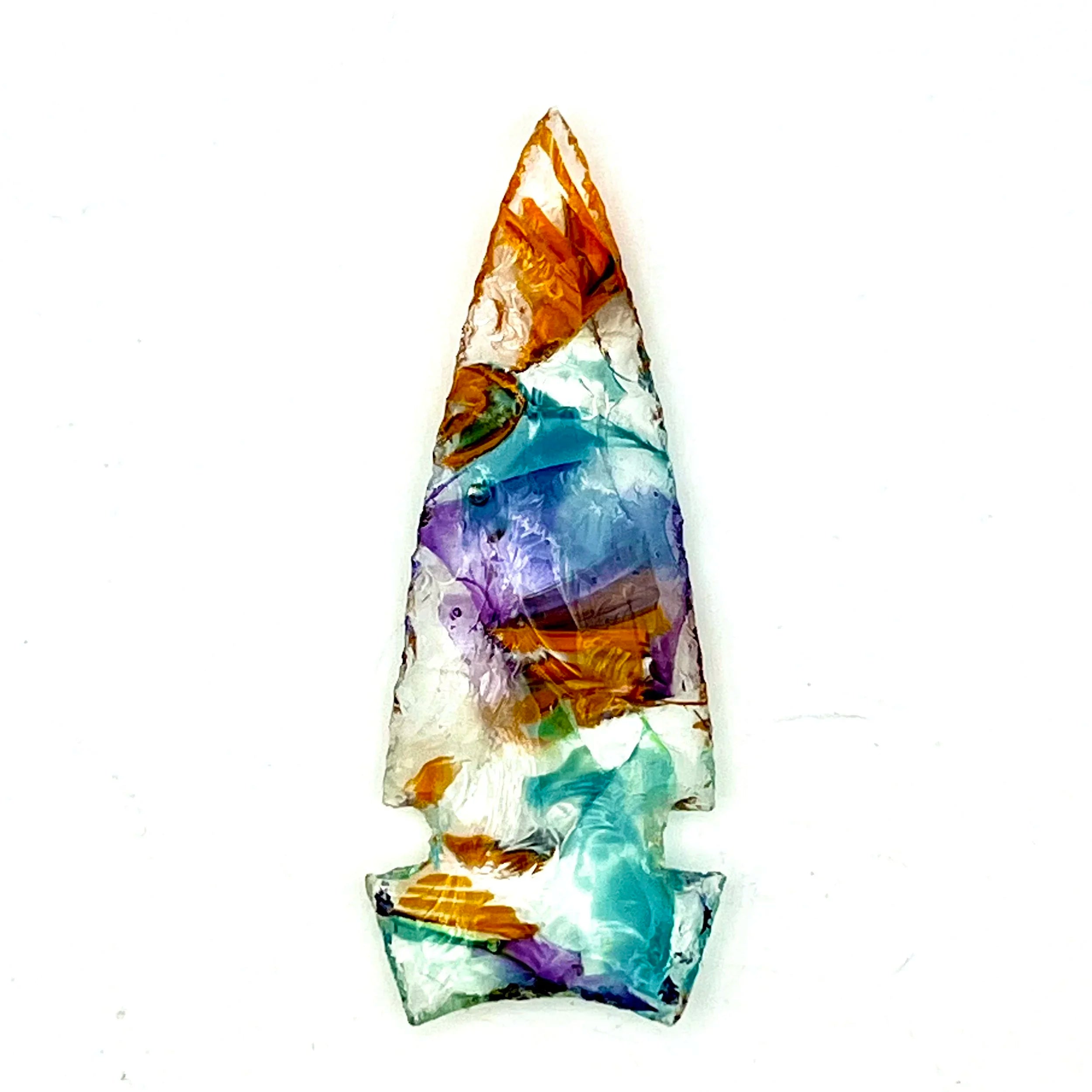 Multi Color Glass Arrowhead V1