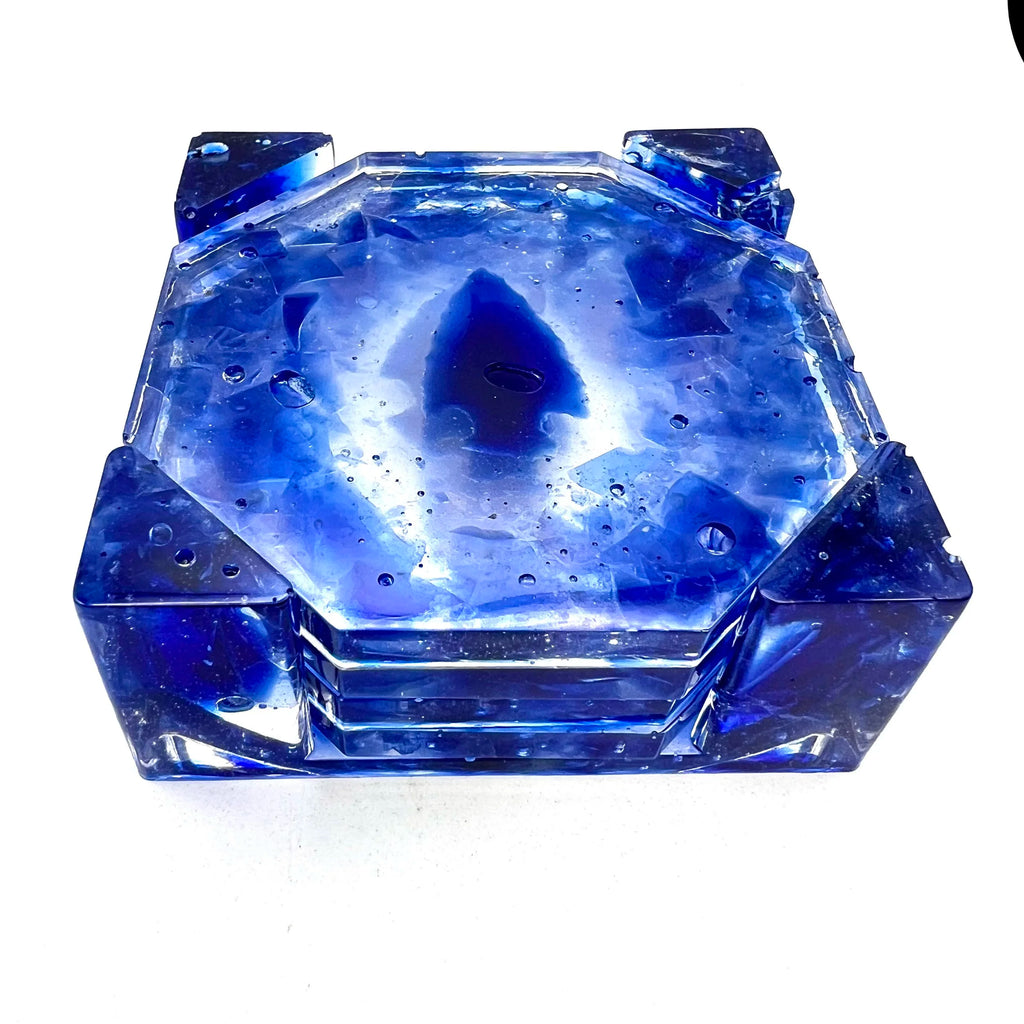 Cobalt Blue Epoxy Resin Coastars